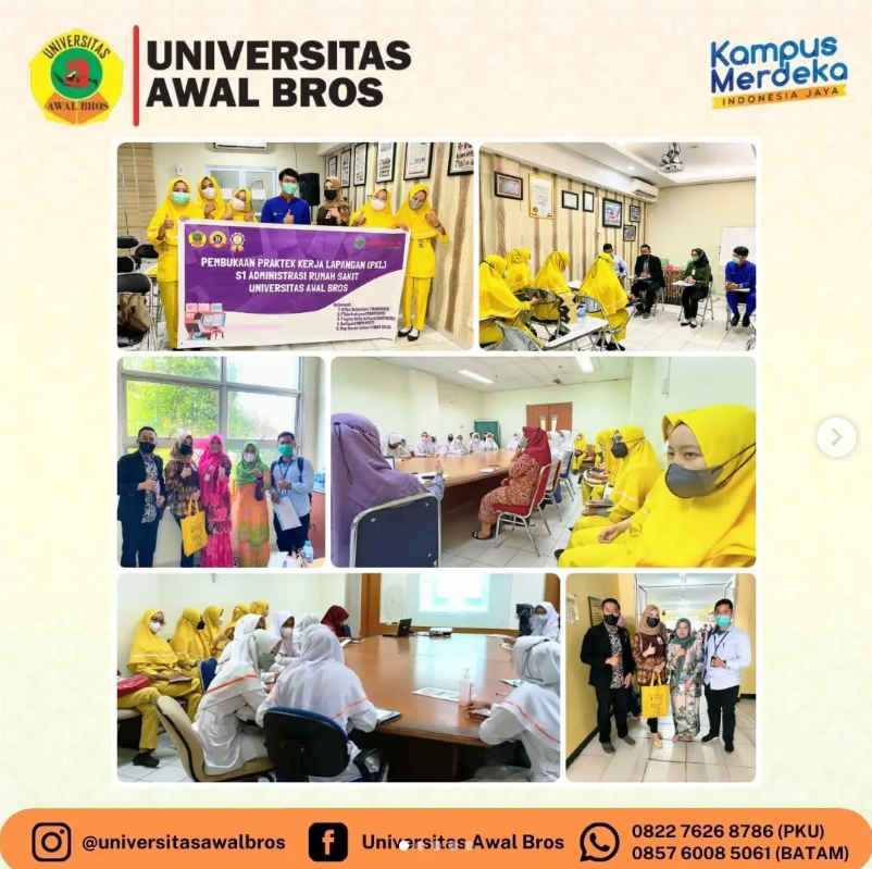 Serah terima Mahasiswa/i Praktik kerja lapangan(PKL) Prodi Administrasi rumah sakit