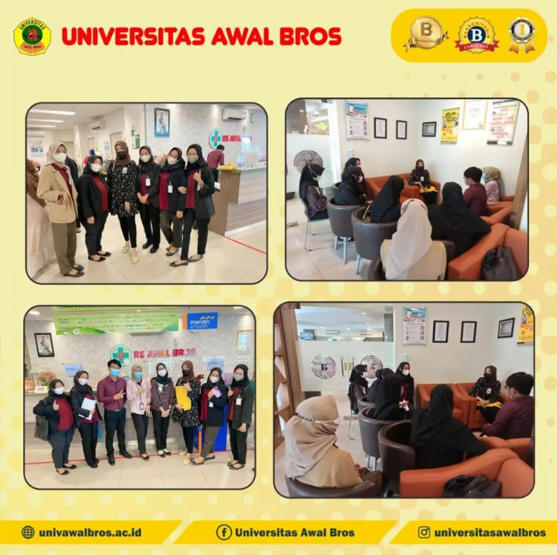 Supervisi dan evaluasi pelaksanaan Praktik Kerja Lapangan (PKL) serta bimbingan Laporan PKL Prodi S1 Administrasi Rumah Sakit Fakultas Ilmu Kesehatan Universitas Awal Bros oleh CI Akademik di Rumah Sakit Awal Bros Panam