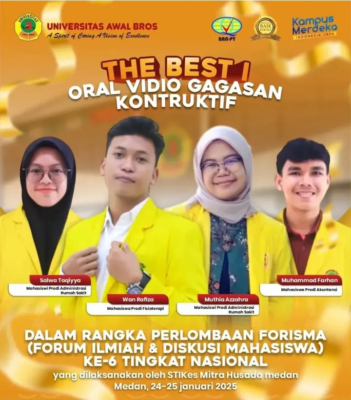 DALAM RANGKA PERLOMBAAN FORISMA THE BEST I ORAL VIDIO GAGASAN KONTRUKTIF 