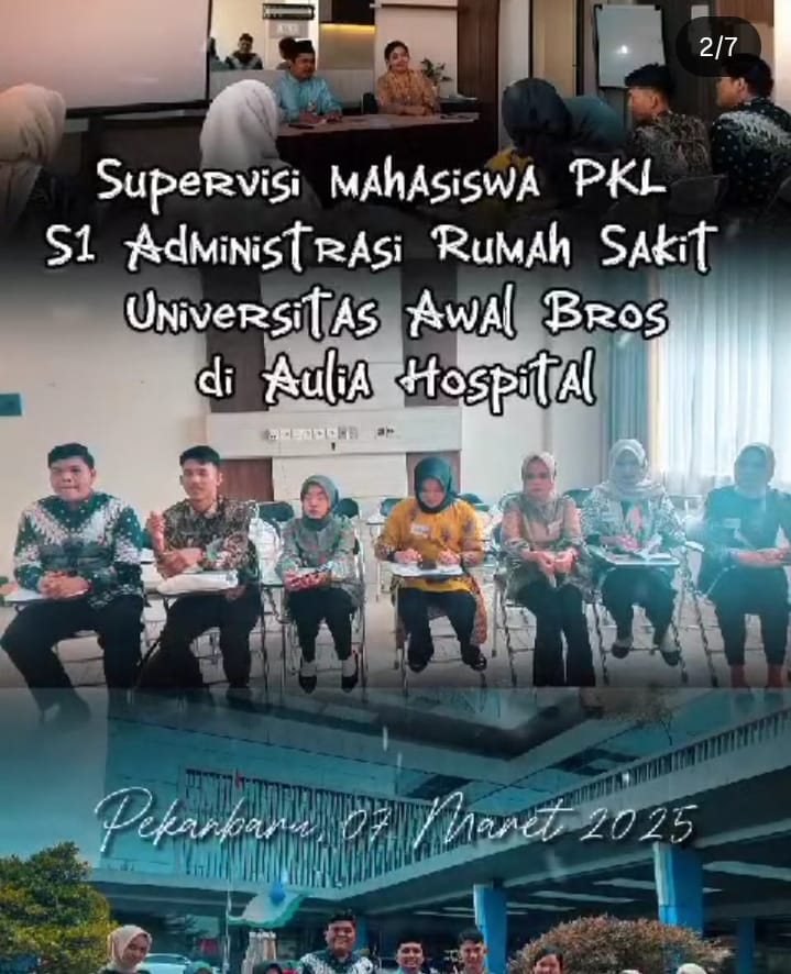 KEGIATAN SUPERVISI MAHASISWA PRAKTIK KERJA LAPANGAN OLEH DOSEN CI AKADEMIK