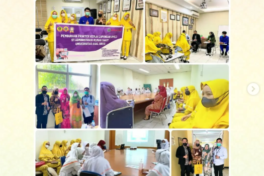 Serah terima Mahasiswa/i Praktik kerja lapangan(PKL) Prodi Administrasi rumah sakit