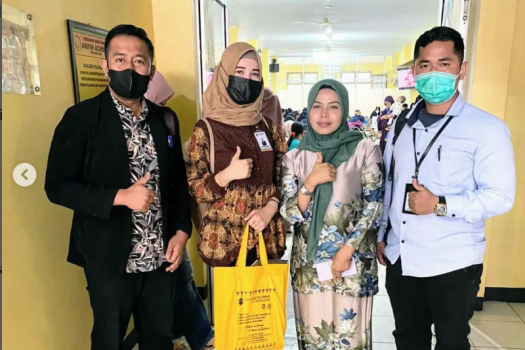 Serah Terima mahasiswa/i Praktik Kerja Lapangan (PKL) Prodi S1 Administrasi Rumah Sakit Universitas Awal Bros semester VIII di RSUD Arifin Achmad Prov. Riau