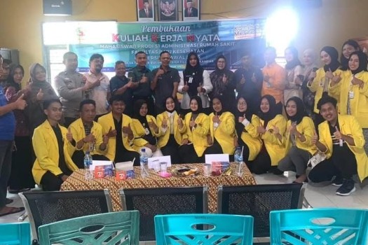 Pembekalan dan Pembukaan KKN Mahasiswa Prodi S1 Administrasi Rumah Sakit