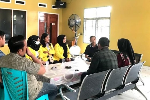 Kegiatan KKN di desa teratak buluh, siak hulu, kampar