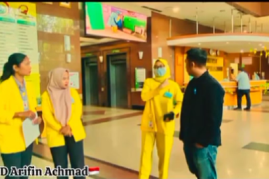 Kegiatan Praktek Kerja Lapangan didampingi dosen Pembimbing Akademik Bpk Ns. Muhammad Firdaus, S. Kep., MMR di RSUD Arifin Achmad Provinsi Riau